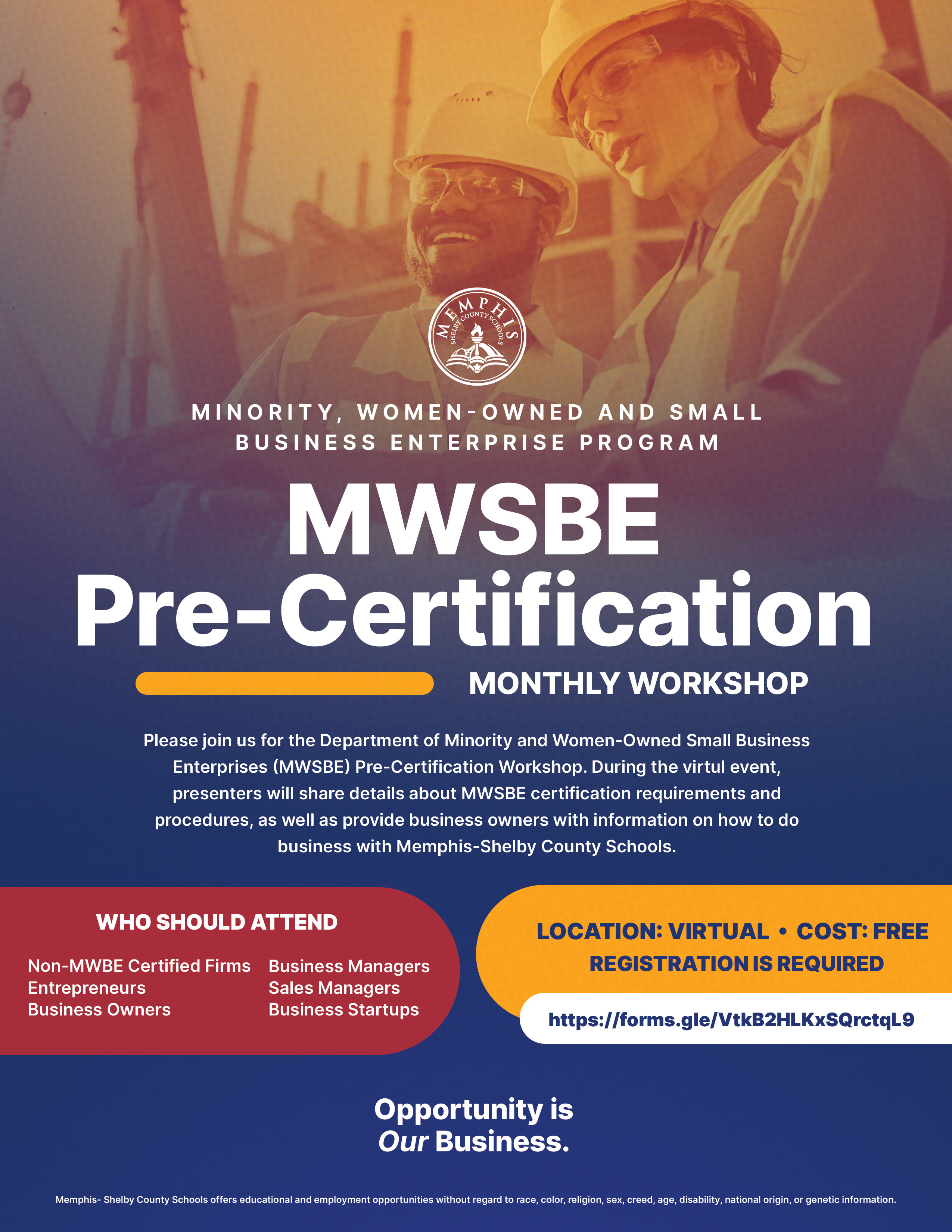 MWSBE Pre-Certification Workshop 